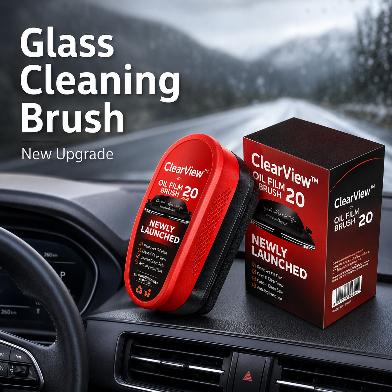 ClearView™ Oil Film Glass Cleaning Brush