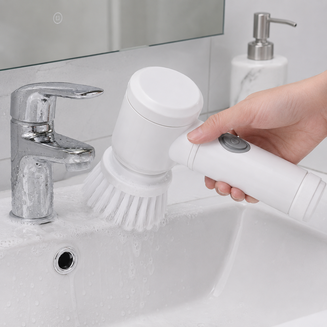 5-in-1 Electric Cleaning Scrubber Brush