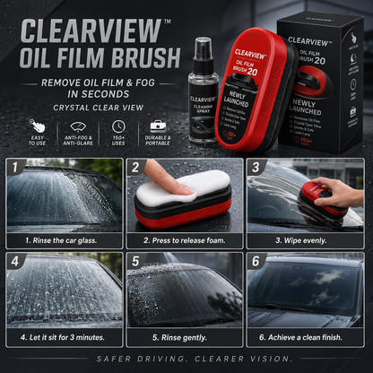 ClearView™ Oil Film Glass Cleaning Brush
