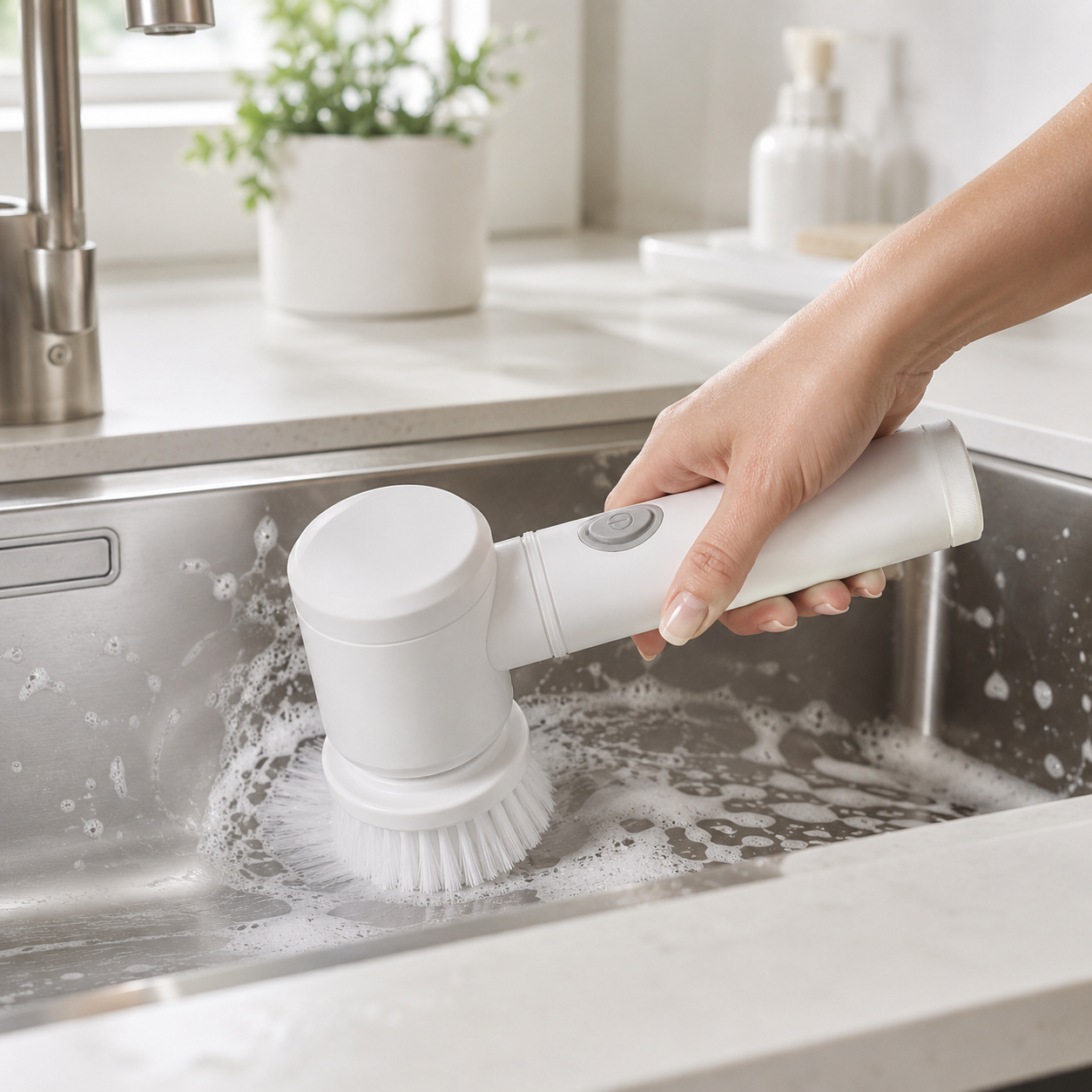 5-in-1 Electric Cleaning Scrubber Brush