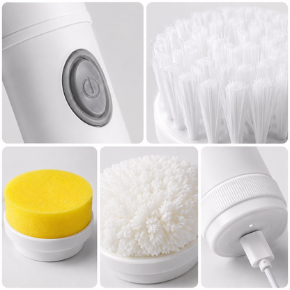 5-in-1 Electric Cleaning Scrubber Brush
