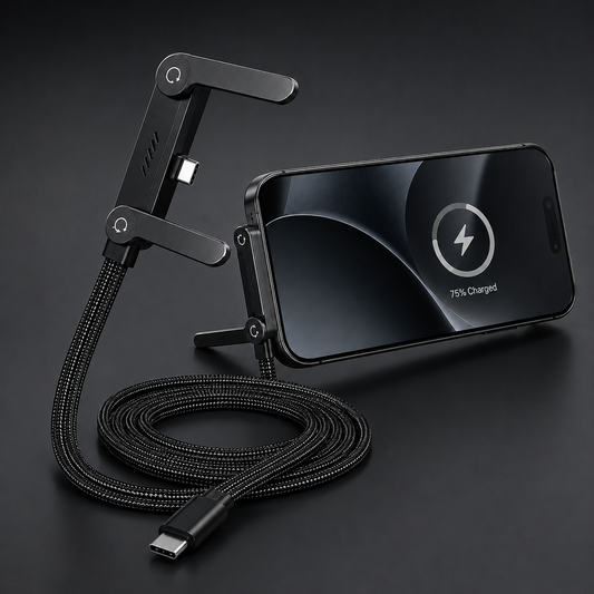 ChargeStand™ 2-in-1 Smart Cable